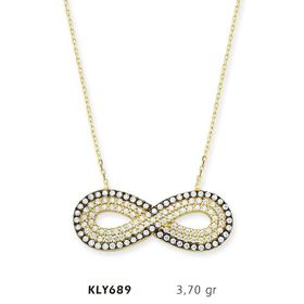Harem Altın KLY689 14 Ayar Altın Sonsuzluk Kolye