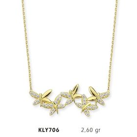 Harem Altın KLY706 14 Ayar Altın Yusufçuk Kolye