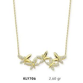 Harem Altın KLY706 14 Ayar Altın Yusufçuk Kolye