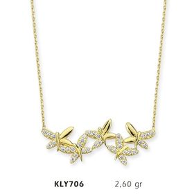 Harem Altın KLY706 14 Ayar Altın Yusufçuk Kolye