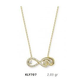 Harem Altın KLY707 14 Ayar Altın Sonsuzluk Kolye