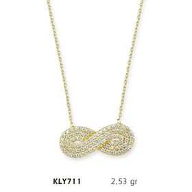 Harem Altın KLY711 14 Ayar Altın Sonsuzluk Kolye