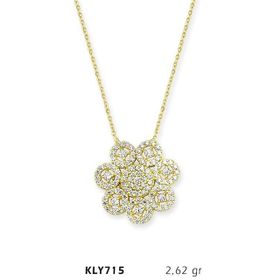 Harem Altın KLY715 14 Ayar Kar Tanesi Altın Kolye