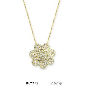Harem Altın KLY715 14 Ayar Kar Tanesi Altın Kolye