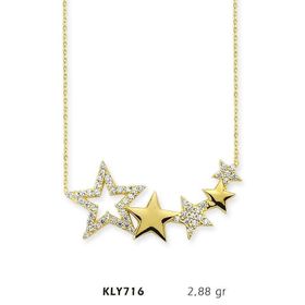 Harem Altın KLY716 14 Ayar Altın Yıldız Kolye