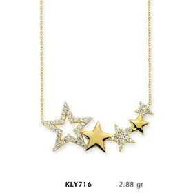 Harem Altın KLY716 14 Ayar Altın Yıldız Kolye