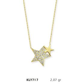 Harem Altın KLY717 14 Ayar Altın Yıldız Kolye