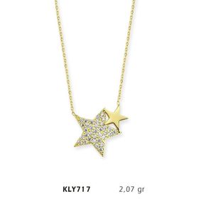 Harem Altın KLY717 14 Ayar Altın Yıldız Kolye