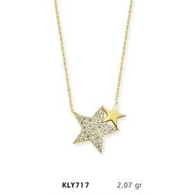 Harem Altın KLY717 14 Ayar Altın Yıldız Kolye