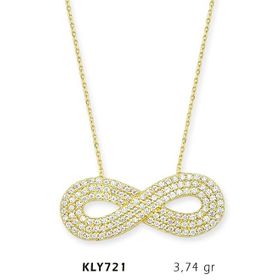 Harem Altın KLY721 14 Ayar Altın Sonsuzluk Kolye