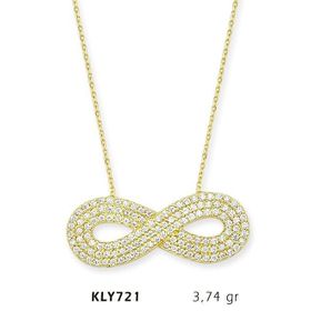Harem Altın KLY721 14 Ayar Altın Sonsuzluk Kolye