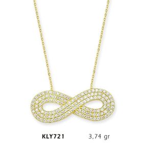 Harem Altın KLY721 14 Ayar Altın Sonsuzluk Kolye