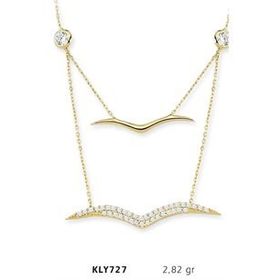 Harem Altın KLY727 14 Ayar Altın Martı Kolye