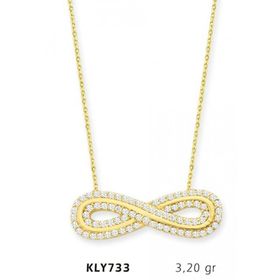 Harem Altın KLY733 14 Ayar Altın Sonsuzluk Kolye
