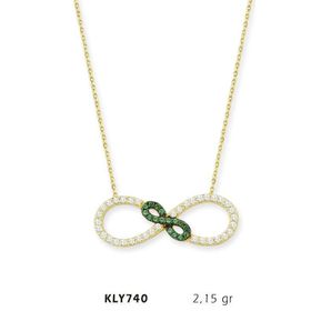 Harem Altın KLY740 14 Ayar Altın Sonsuzluk Kolye