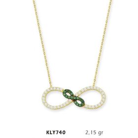 Harem Altın KLY740 14 Ayar Altın Sonsuzluk Kolye