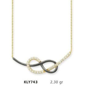 Harem Altın KLY743 14 Ayar Altın Sonsuzluk Kolye