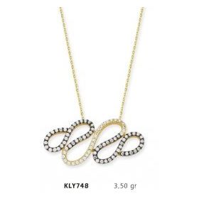 Harem Altın KLY748 14 Ayar Altın Sonsuzluk Kolye