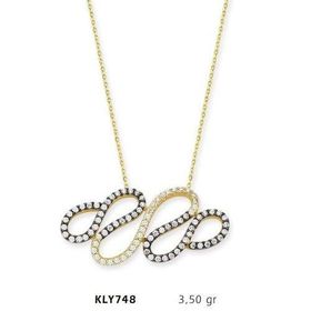 Harem Altın KLY748 14 Ayar Altın Sonsuzluk Kolye