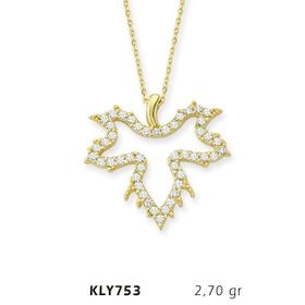 Harem Altın KLY753 14 Ayar Altın Yaprak Kolye