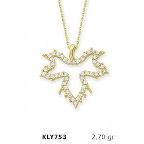 Harem Altın KLY753 14 Ayar Altın Yaprak Kolye