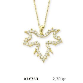 Harem Altın KLY753 14 Ayar Altın Yaprak Kolye