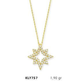 Harem Altın KLY757 14 Ayar Altın Kuzey Yıldızı Kolye