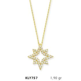Harem Altın KLY757 14 Ayar Altın Kuzey Yıldızı Kolye