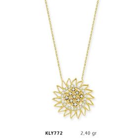 Harem Altın KLY772 14 Ayar Güneş Altın Kolye