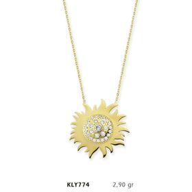 Harem Altın KLY774 14 Ayar Altın Güneş Kolye