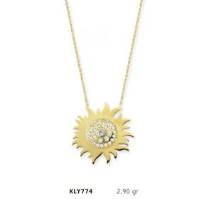 Harem Altın KLY774 14 Ayar Altın Güneş Kolye