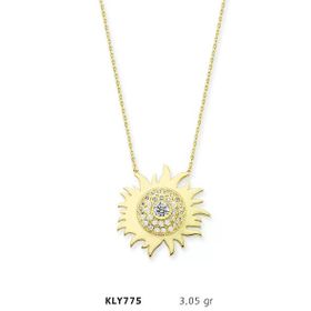 Harem Altın KLY775 14 Ayar Güneş Altın Kolye