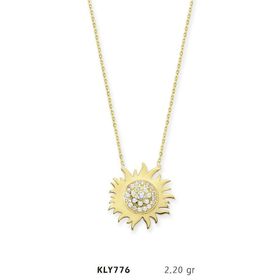 Harem Altın KLY776 14 Ayar Altın Güneş Kolye