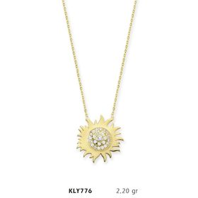 Harem Altın KLY776 14 Ayar Altın Güneş Kolye