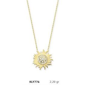 Harem Altın KLY776 14 Ayar Altın Güneş Kolye