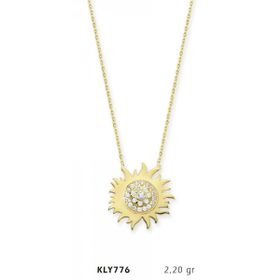 Harem Altın KLY776 14 Ayar Altın Güneş Kolye