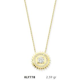 Harem Altın KLY778 14 Ayar Altın Güneş Kolye