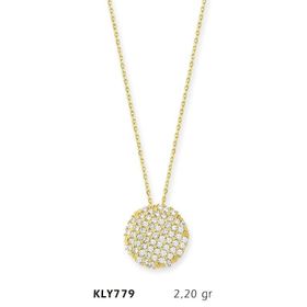 Harem Altın KLY779 14 Ayar Altın Top Kolye