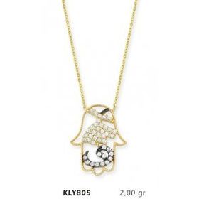 Harem Altın KLY805 14 Ayar Altın Fatma Eli Kolye