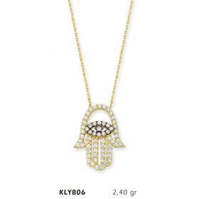 Harem Altın KLY806 14 Ayar Altın Fatma Eli Kolye