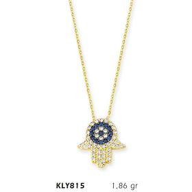 Harem Altın KLY815 14 Ayar Altın Fatma Eli Kolye
