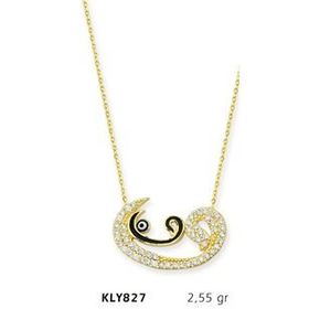 Harem Altın KLY827 14 Ayar Altın Vav Kolye