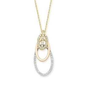 Harem Altın KLY836 14 Ayar Altın Oval Kolye