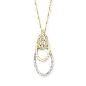 Harem Altın KLY836 14 Ayar Altın Oval Kolye