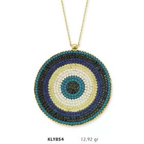 Harem Altın KLY854 14 Ayar Nazar Boncugu Altın Kolye