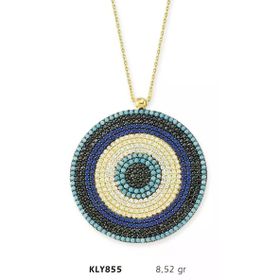 Harem Altın KLY855 14 Ayar Nazar Boncugu Altın Kolye