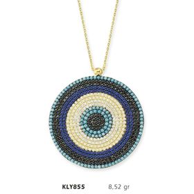 Harem Altın KLY855 14 Ayar Nazar Boncugu Altın Kolye
