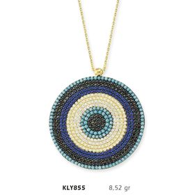 Harem Altın KLY855 14 Ayar Nazar Boncugu Altın Kolye