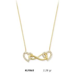Harem Altın KLY865 14 Ayar Altın Sonsuzluk Kolye