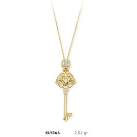 Harem Altın KLY866 14 Ayar Anahtar Altın Kolye
